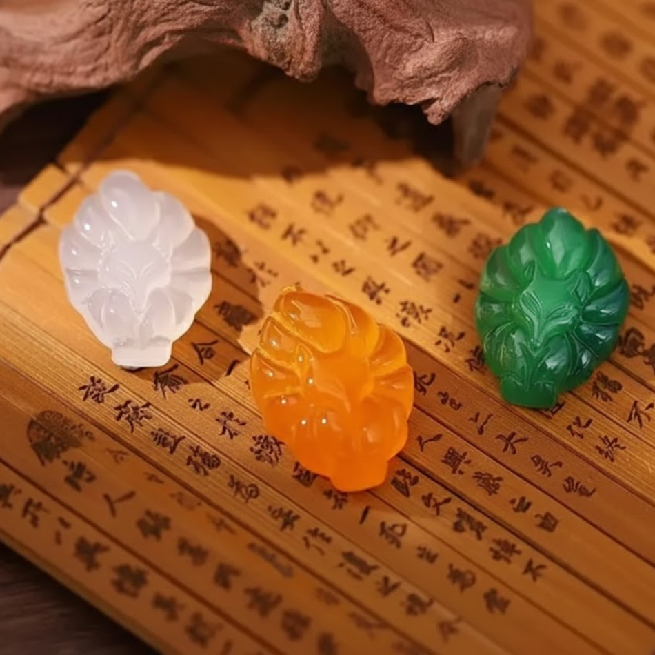 Fox Queen Jade Stone Necklace