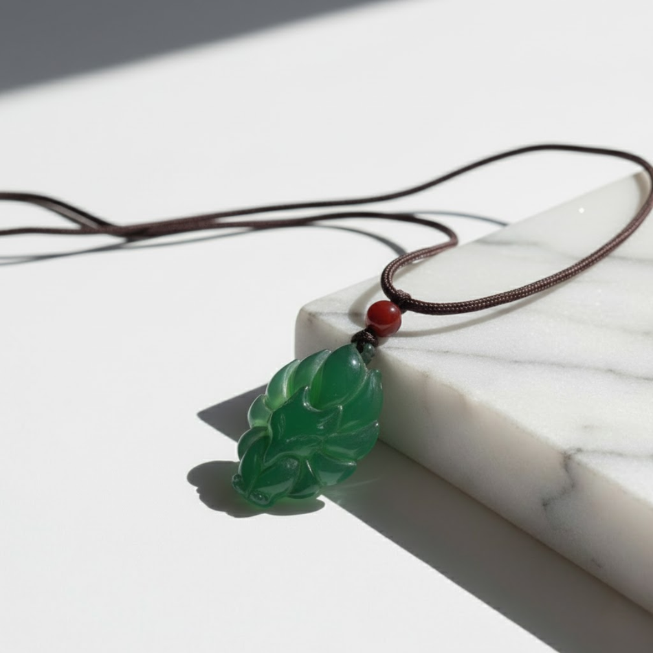 Fox Queen Jade Stone Necklace