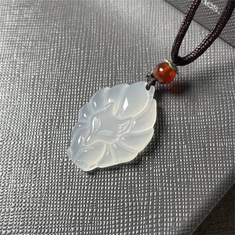 Fox Queen Jade Stone Necklace