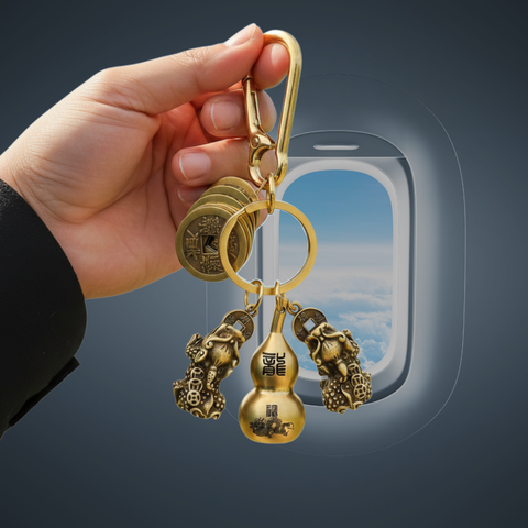 Pixiu Wealth Magnet Keychain