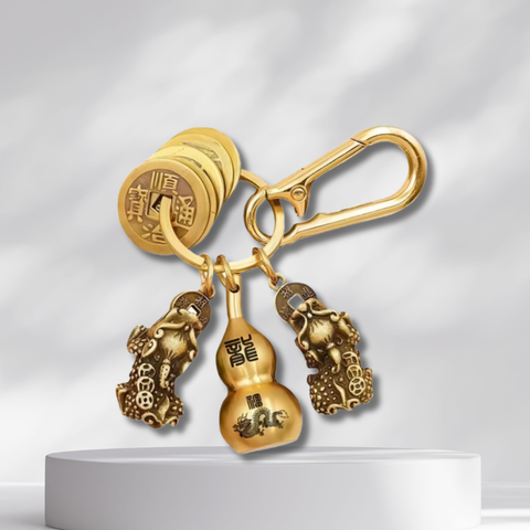 Pixiu Wealth Magnet Keychain