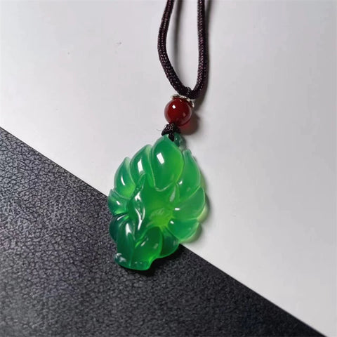 Fox Queen Jade Stone Necklace