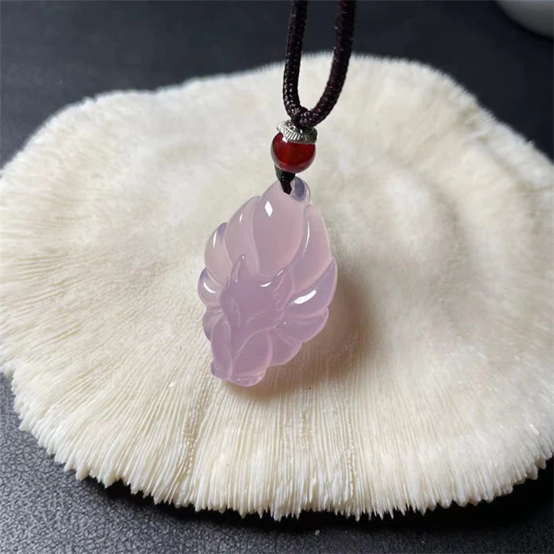 Fox Queen Jade Stone Necklace